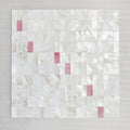 Wholesale 300x300mm Shell Design Mosaic Tiles White Color Mosaic Tile Bathroom Wall Natural Crafts for Kitchen Balcony Bathroom