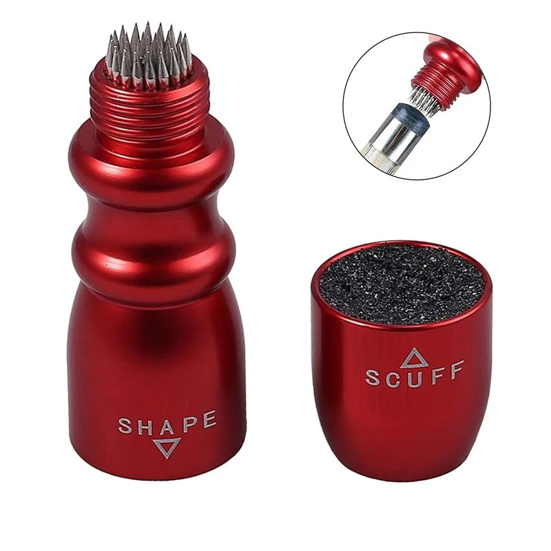 3 in 1 Including Shaping Scuffing and Aerating Billiard Snooker Pool Cue Tip Tool. MegaBDM