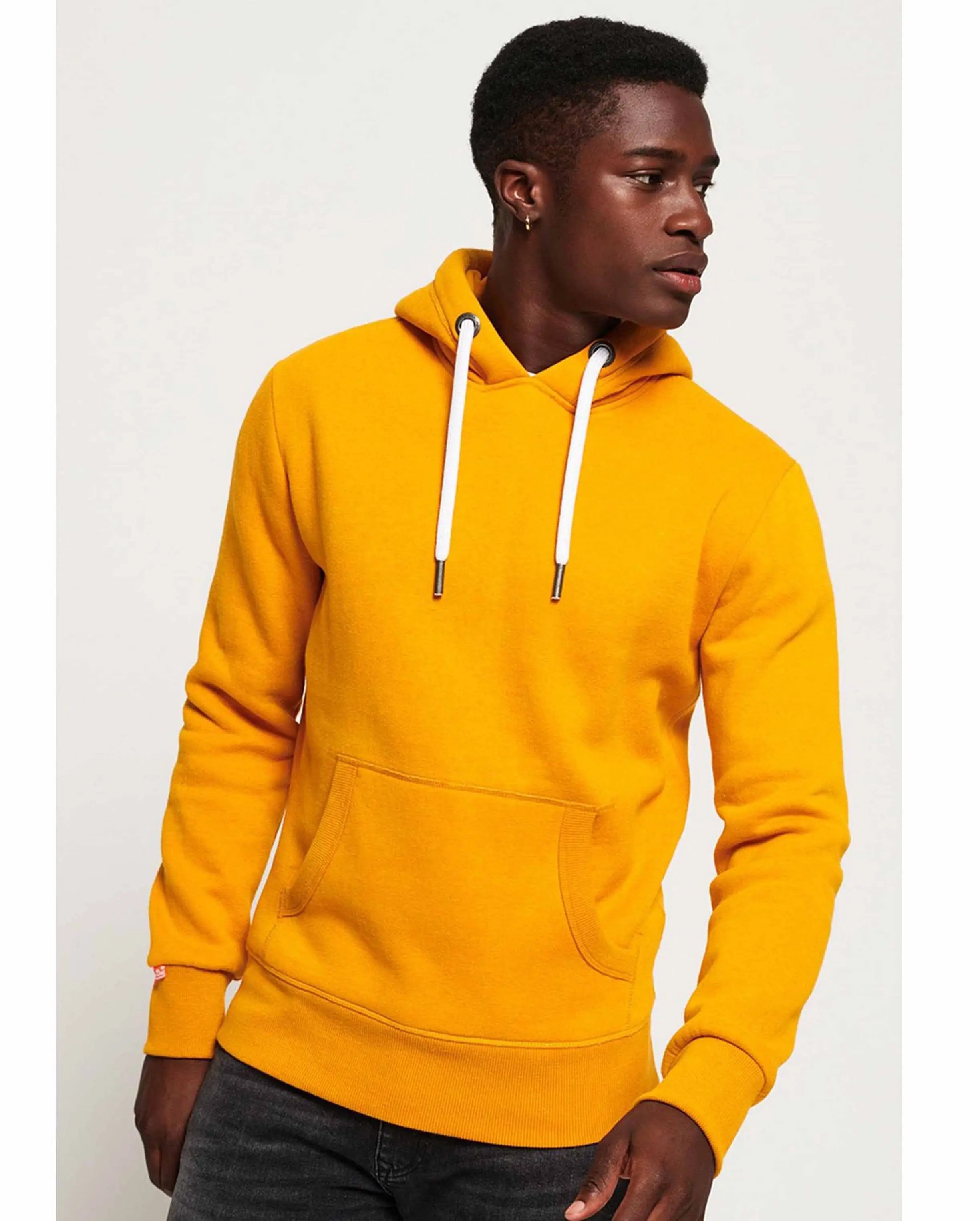 Heavyweight Polyester/Cotton Men's Lined Hoodie Custom Logo Embossing 3D Embroidery Puff Printing Customized Sweatshirt Hoodies