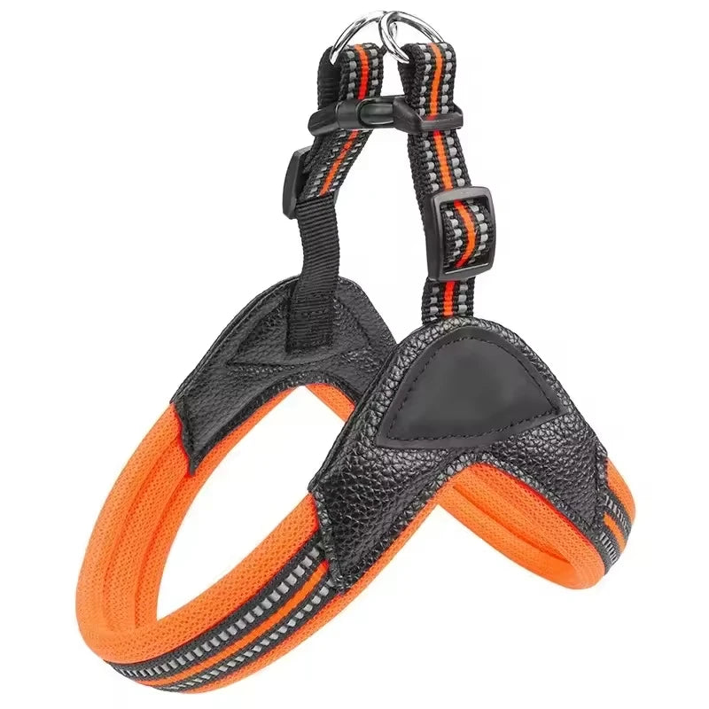 New Dog Chest Strap Simple Reflective  Dog Harness and Leash Set for Medium and Large Dog