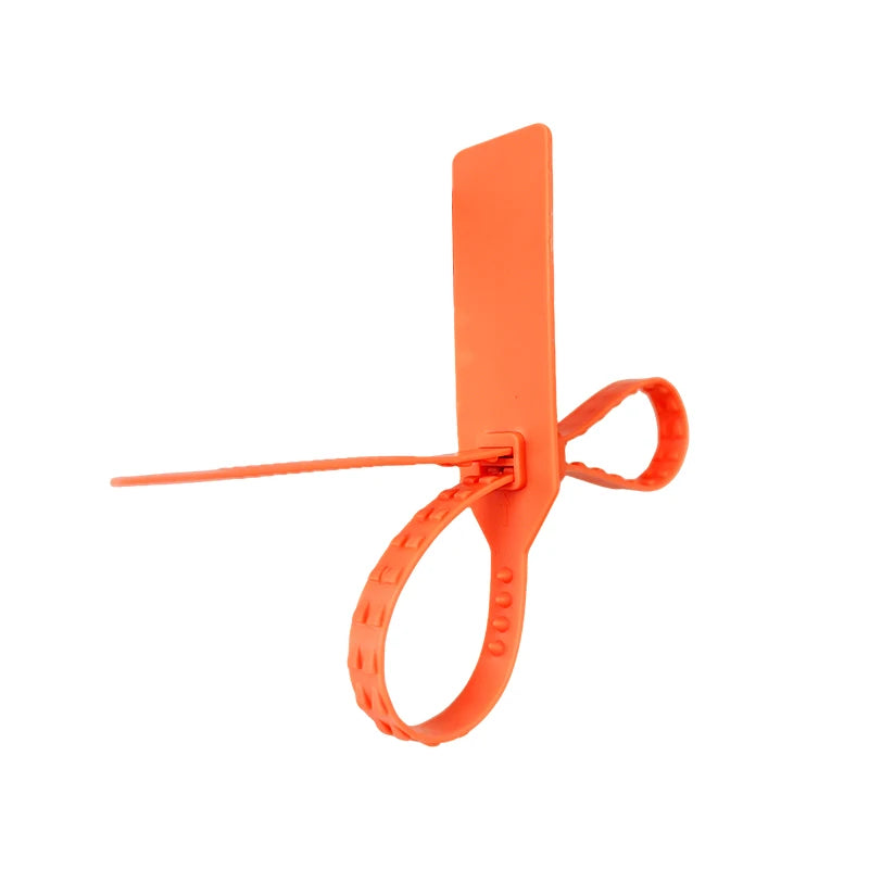 HS-PS 6025 Double-lock Disposable Plastic Seal Plastic Seal Manufacturer Pull Tight Security Seal for Logistics