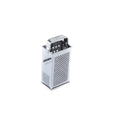 Universal 18cm Greater Torque Stainless Steel Fruit Vegetable Grater Silver Polished Mirror Finish Enhanced Grip Durability