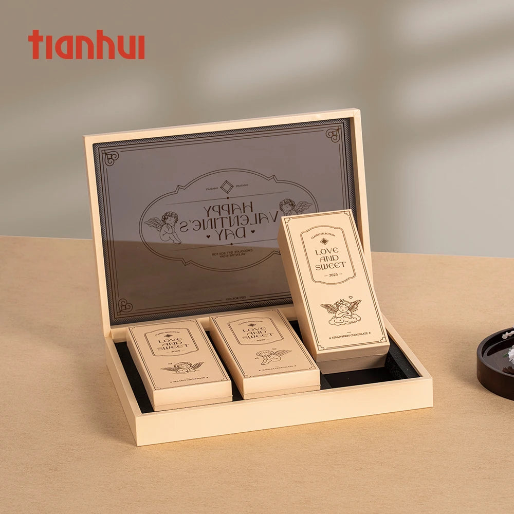 Tianhui Empty Box Custom Valentine's Day Personalized Premium Gift Box Paper Candy Chocolate Packaging Box