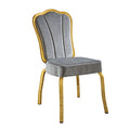 .Elegant Stackable Steel Dining Banquet Chair for Wedding Events Wholesale Stacking Hotel Banquet Chair for Catering Events