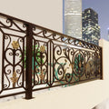 Custom balcony railings and decorative wrought iron railings enhance outdoor spaces with safety lasting quality