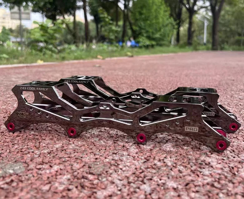PRO Roller Skates Blade Frame Professional Roller Skates Flat Figure Brake Blade Frame Inline Roller Skates Bracket