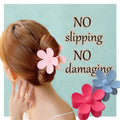 Wholesale Korea Style Frosted Daisy Flower Hair Claw Clips Grasping Chuck Hair Clip Hair Accessories for Girls