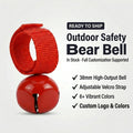 Wildlife Prevention Extra Loud Bear Bell Bear Safety Bell for Hiking Mtb Trekking and Camping Safety Chime for Guide Gear