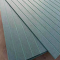 Custom Horizontal Lines 3D V-groove Sound Absorbing Recycled 100% Polyester Fiber PET Felt Acoustic Wall Panels