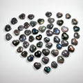Cute Mini Heart Shaped Labradorite Palm Stone Worry Reiki Crystal Polished Pocket Palm Stone MegaBDM