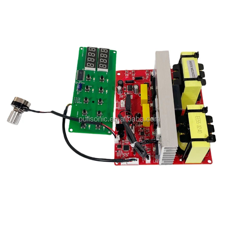 25kHz 900W Ultrasonic Power Driver PCB with Adjustable Timer and Cleaning Enhancement