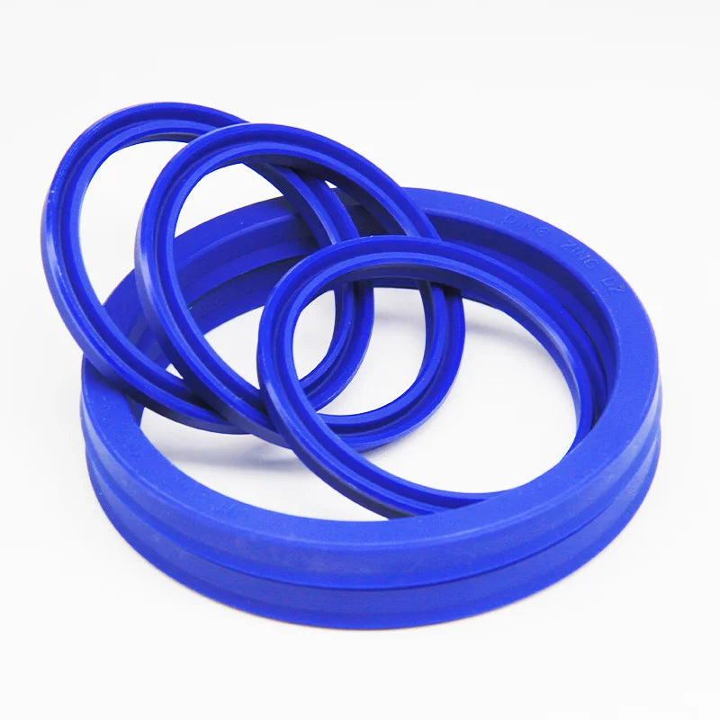 HOVOO High Temperature Resistance U-packing /UHS/UNS Hydraulic Oil Seals PU Piston Seal 90~96shore Hardness 40MPa Blue
