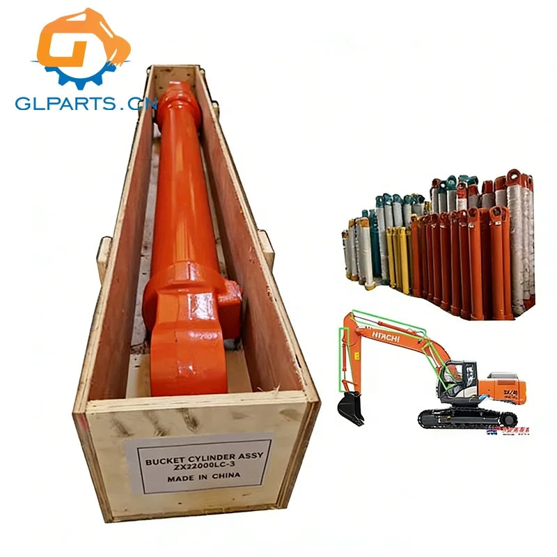 Repair Hydraulic Cylinders ZX330 30 Ton Excavator Hydraulic Arm Boom Bucket Cylinder Price
