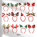 HOVANCI Christmas Hair Band Santa Claus Snowman Antlers Headband for Merry Christmas Party Deals Hair Accessories