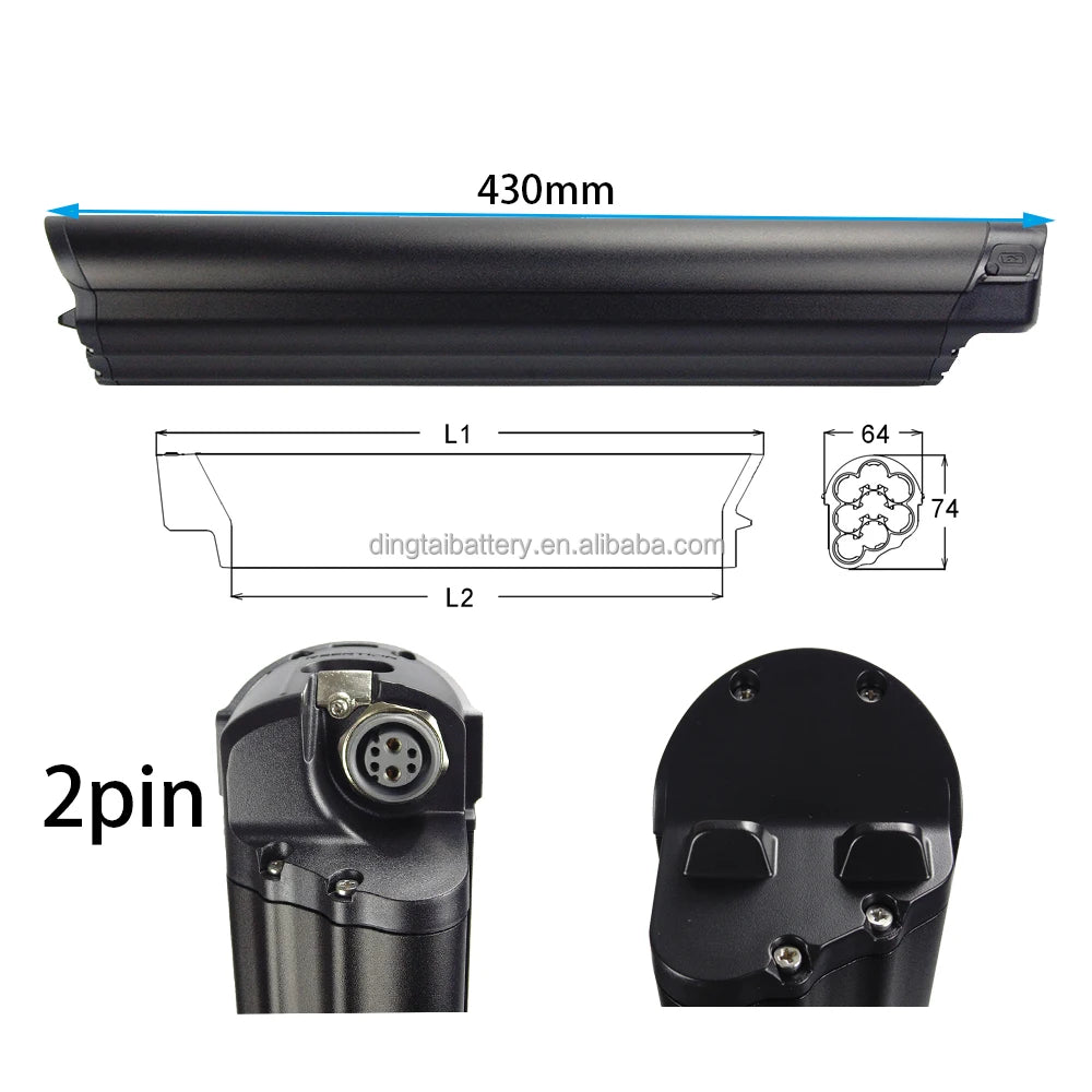 Reention EEL Mini 36V 10.4Ah 12.8Ah 14Ah Integrated for TFL Kent Electric Bike Powabyke Akku Replacement