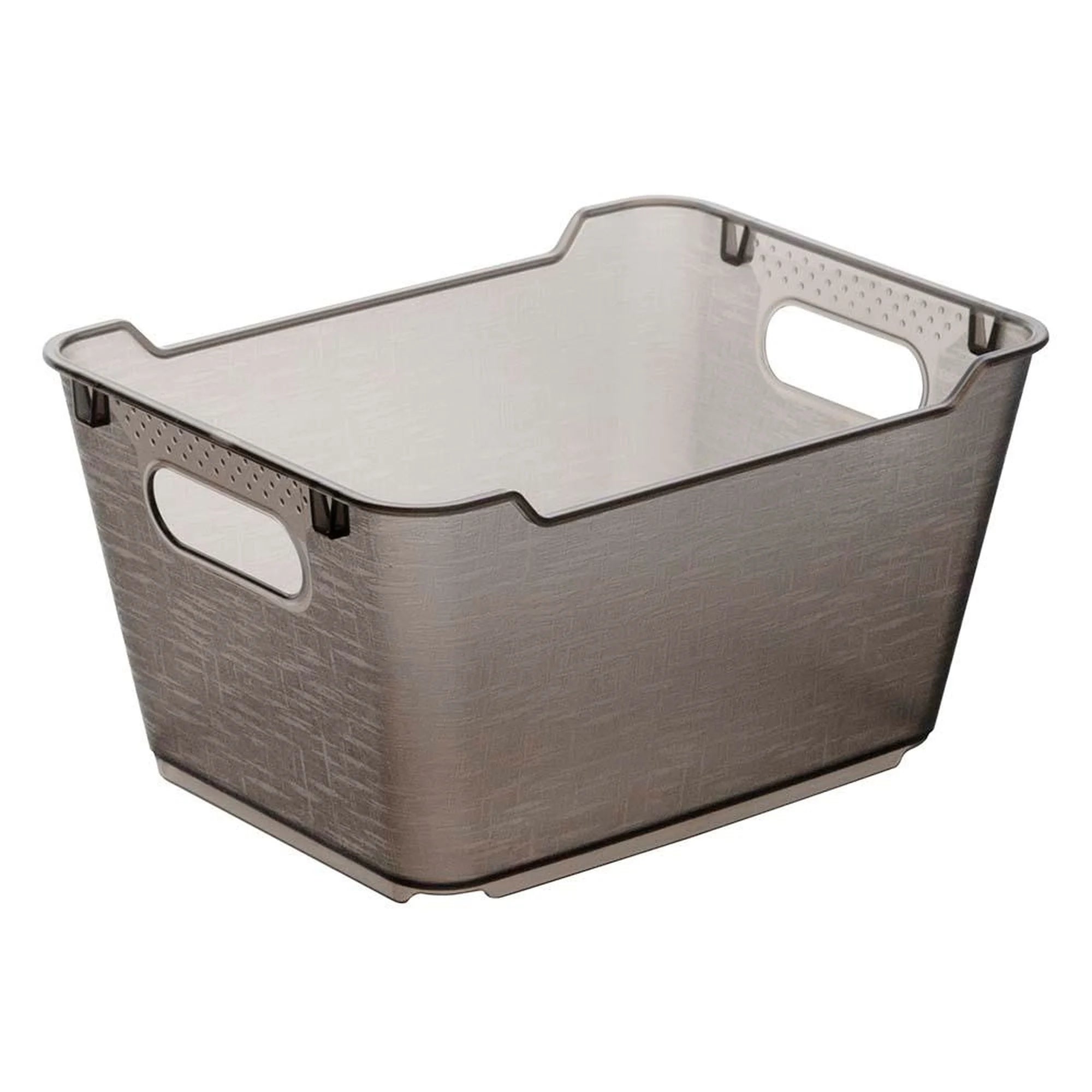 Storage Box Polypropylene 1.8 l Lotta Crystal Grey 19.5x14x10 cm