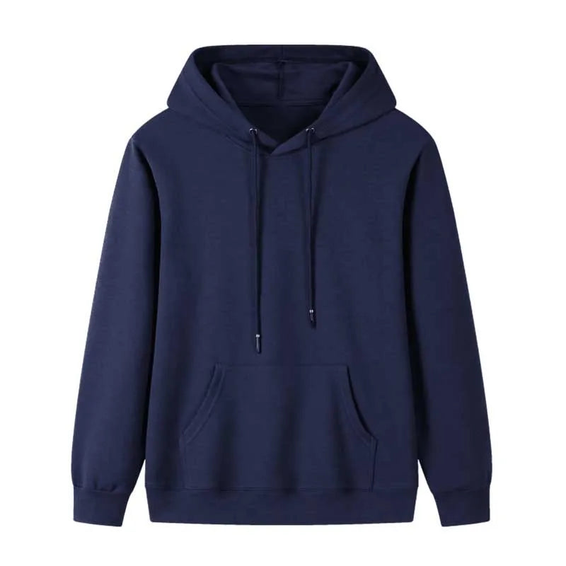Oem Custom Printed Embroidery logo Design Cotton Solid Hoodie Class Uniform Hoodie Red Long-sleeved Work Clothes Sweatshirt
