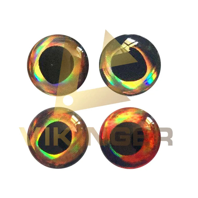 Fishing Lure Eyes 3mm-12mm 3D Lure Bait Lifelike Animal Colorful Flying Eyes
