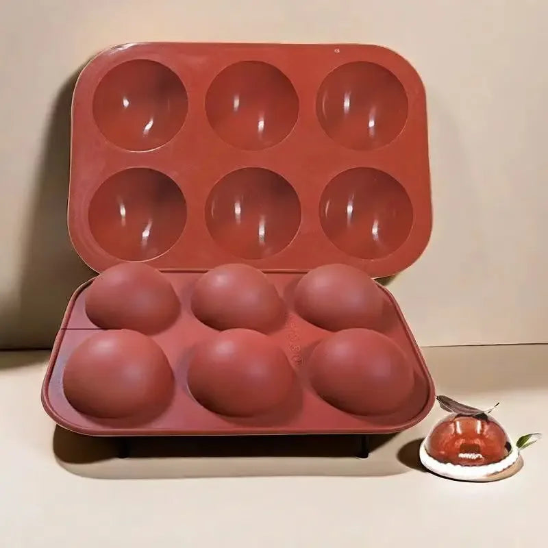 Silicone Half Sphere Mold Baking Mold for Chocolate Cake Jelly Pudding Handmade Soap Food Grade Non Stick Silicone Baking Mold