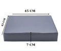 Simple Pillow Orthopedic Memory Foam Gel Wheelchair Seat Cushion Neck Support Anti-Sweating 45x43x7cm Visco Cover Customizable