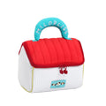 High-End Canvas Cabin Cosmetic Bag Large Capacity Portable Fashionable Small House Makeup Storage Durable Zipper Travel-friendly