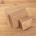 Wholesale Vintage Western Style Brown Kraft Paper Wallet Envelopes Self-Adhesive Blank Gift Wrap Stock Available