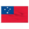 Custom Printing 110gsm 100D 170gsm  Polyester 3X5ft Samoa National Flag