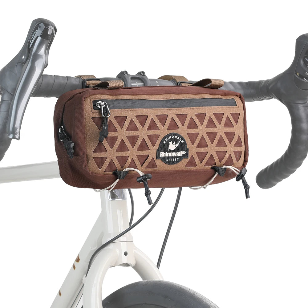 Rhinowalk COSMOPOLIS Series1.9L Urban Cycles Handlebar Bag Bicycle Front Storage Pack for Commuting City Riding