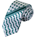 Palestine Flag Kufia Ghutra Keffiyeh Style Designer Made Printed with Pouch Necktie with Handmade Ready in Stock