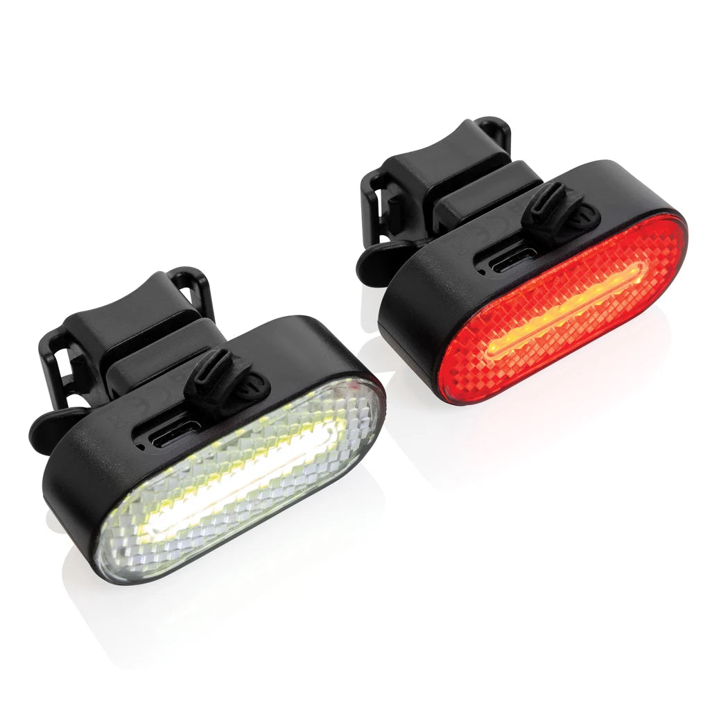 Uspa Rechargeable Bicycle Lights Set for Advertising Purpose