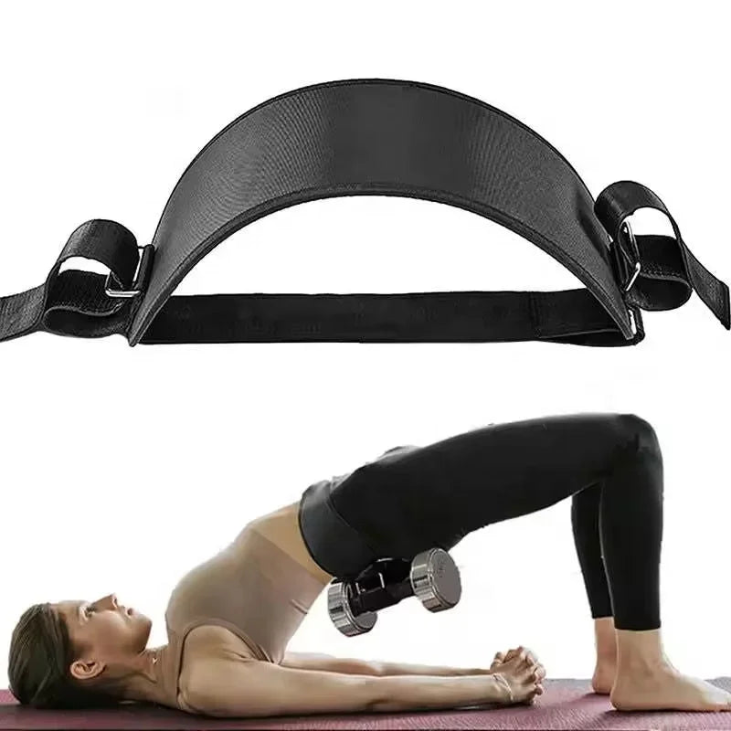 New Arrival Adjustable Hip Thrust Belt Glute Bridge Pad for Squat & Booty Training Fitness Exercise Equipment