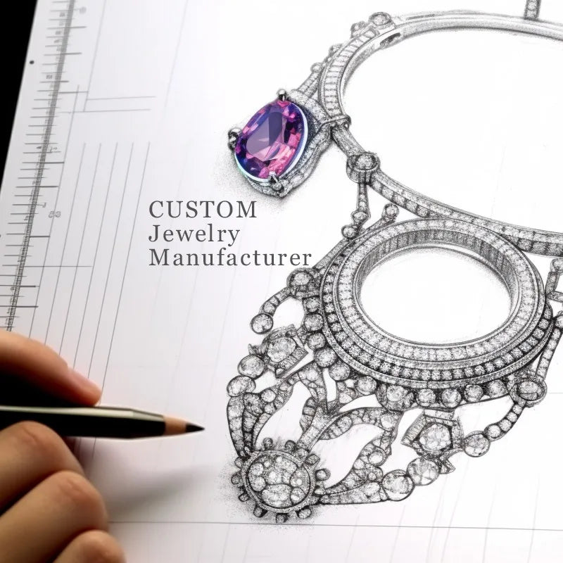 OEM ODM Women Jewelry Manufacturer Custom Pendant Necklace 925 Silver