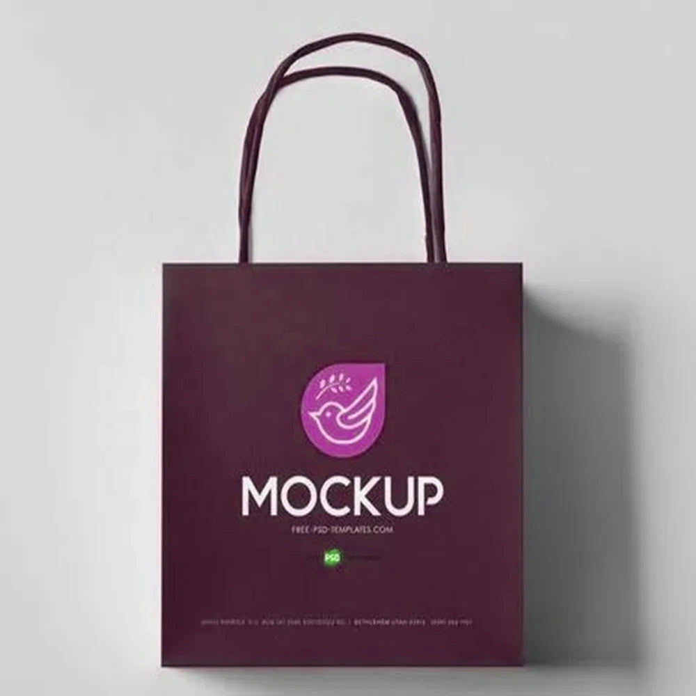 Custom Paper Bags with Logo & Promotional Paper Bags Kraft Paper Bag for Company Promotion