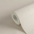 Made in Germany - Plain Wallpaper rolls Colour Beige - Non Woven Vinyl - Factory Wallpaper Textile Structure - 1005 x 053 m