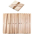 4.4Inches DIY Wooden Candle Wick Holders and Wick Clips for Candle Centering Tool Fragrance Accessories