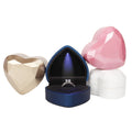 Jewelry Ring Pendant Box Heart Shaped Whit Led Light Blue pink Heart Diamond Engagement Ring case with Light for Jewelry