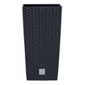 Rato 26.6 liter pot with insert 26.5 x 26.5 x 50 cm in anthracite color