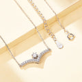 Dropshipping 925 Sterling Silver Moissanite Diamond Pendant for Women Custom 18k Gold Plated 3A Zircon Necklace