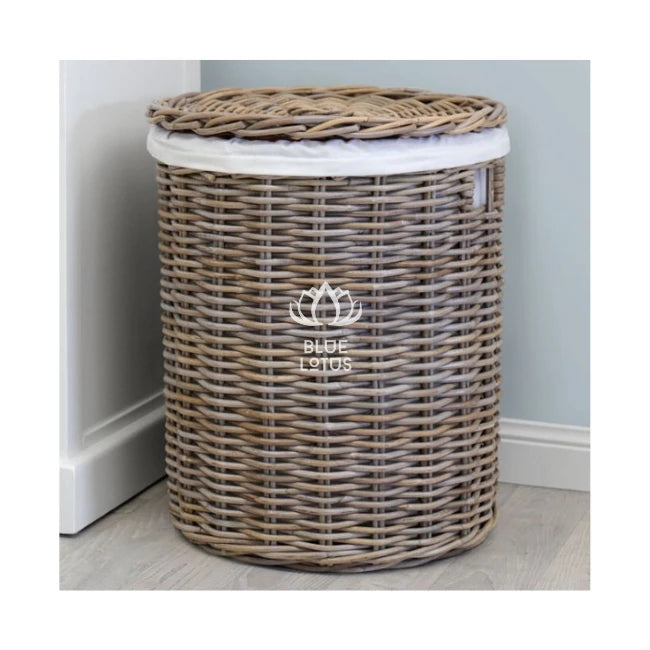 BEST SELLING Woven Storage Basket with Handles Ideal for Laundry and Toy Organizer from Blue Lotus 2025