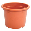 Plastic flower pot 6.5L. dimensions (mm) 280x280x212 terracotta color