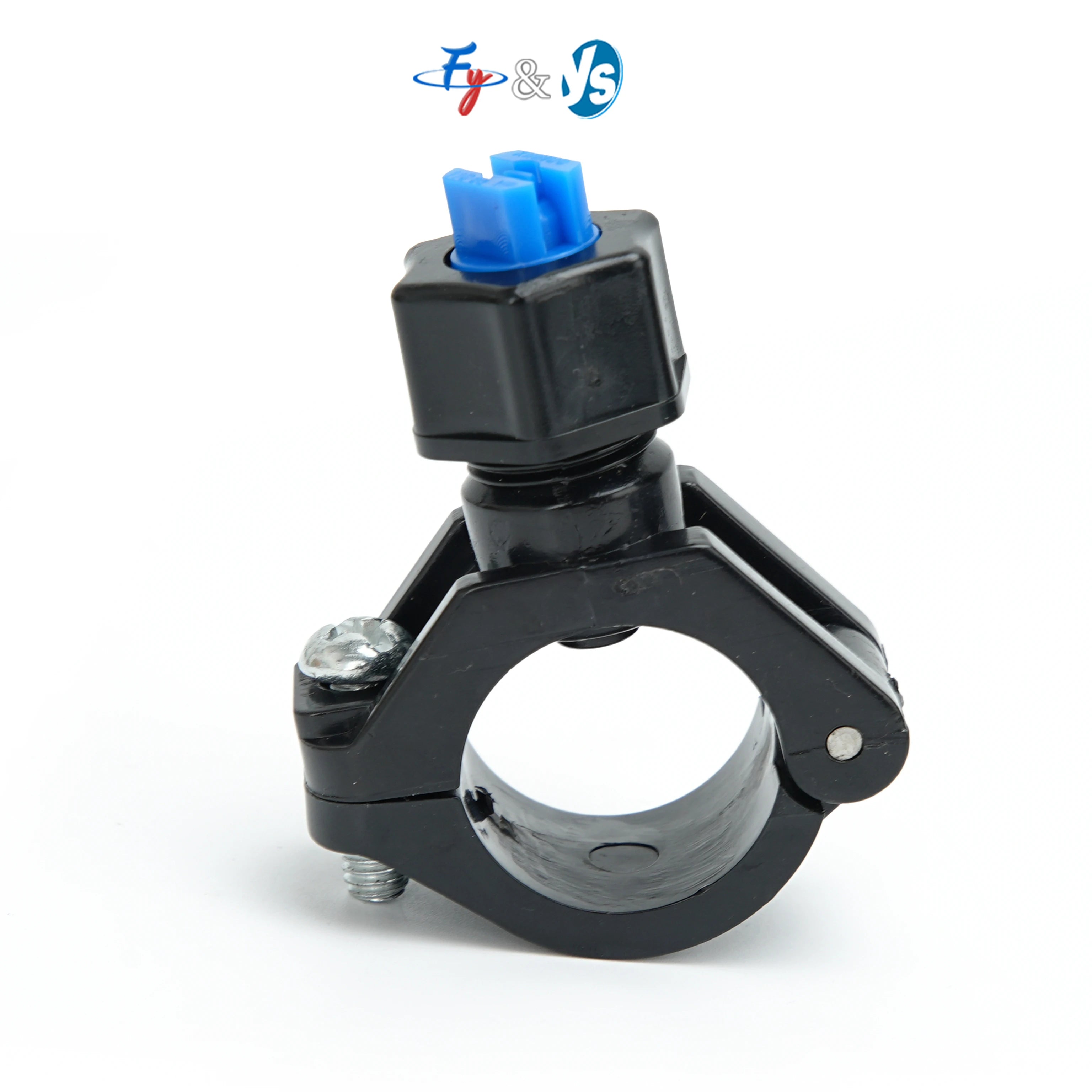 Bayonet Connection Nozzle Eyelet Clamp with PP Material Plastic Split Clamp Hole Pressure Source TP Nozzle