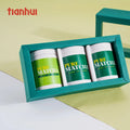 Tianhui Cans Custom Mini Canister Round 20g 30g Matcha Tins Powder Storage Metal Cans