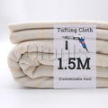 1.5M Width Ready Stock Primary Tufting Cloth White Polyester/Cotton Upholstery Fabric 260 GSM Medium Weight Rug Tufting Gun