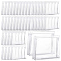 Multi Purpose Waterproof Clear Vinyl Zippered Beauty Wash PVC Toiletries Cosmetics Travel Makeup Pouch Mini Bag for Women Girls