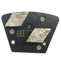 Blastrac Diamatic Compatible Diamond Wing for Concrete Terrazzo Floor Grinding Buffalo Diamonds Double Rhombus Segments