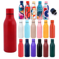 Beauchy 550 ml Bpa Free Eco Friendly Double Wall Insulated Vacuum Stainless Steel Cola Shape Gym Sports Water Bottle