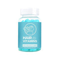 Private Label Own Brand Supplement Biotin Multivitamin Skin Nails Hair Growth Vitamin Candy Hair Gummies