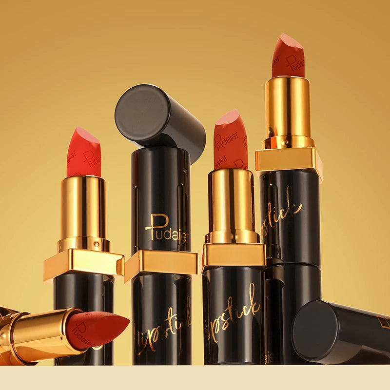 Custom Logo Makeup Cosmetic OEM Lipstick Wholesale Vegan Lasting Silky Velvet Matte Lipstick Waterproof Lip