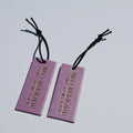 Custom Gold Foil logo Paper Garments Jewelry Gift Packaging Label Candle Clothing Hand Tag