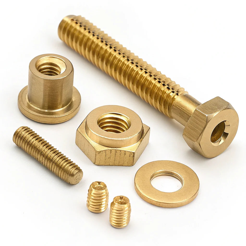 Factory-Direct Durable Brass Parts for Industrial Application CNC Machined Stainless Steel Components